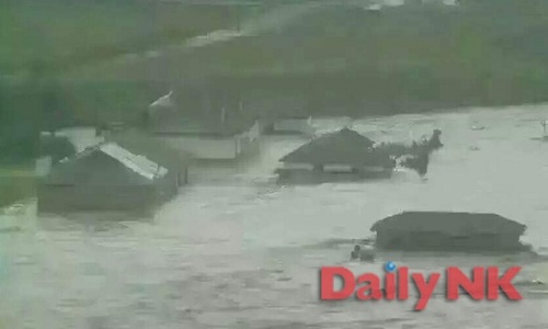 Наводнение в северокорейском Намяне - 4