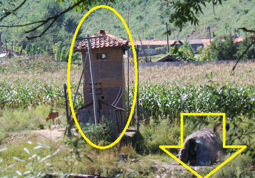 Сторожевая будка и сторожевой шалаш для охраны урожая
