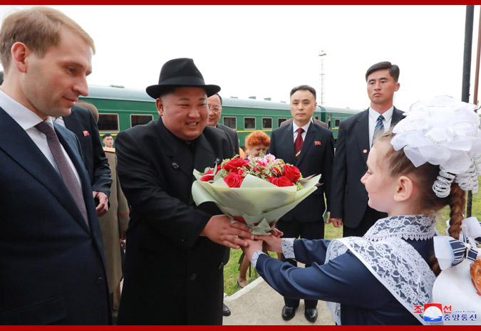 Ким Чен Ын прибыл во Владивосток 2