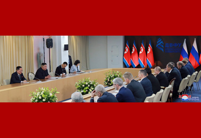Ким Чен Ын провел переговоры с Путиным 4