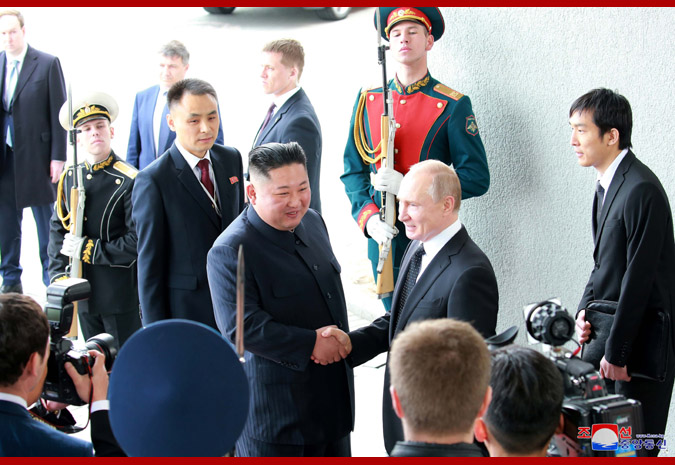 Ким Чен Ын встретился с Путиным 2