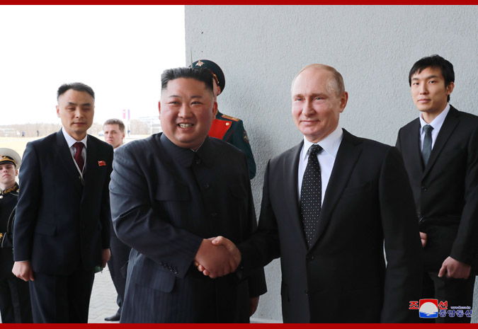 Ким Чен Ын встретился с Путиным 3