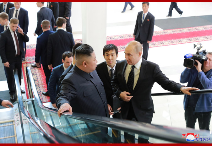 Ким Чен Ын встретился с Путиным 4