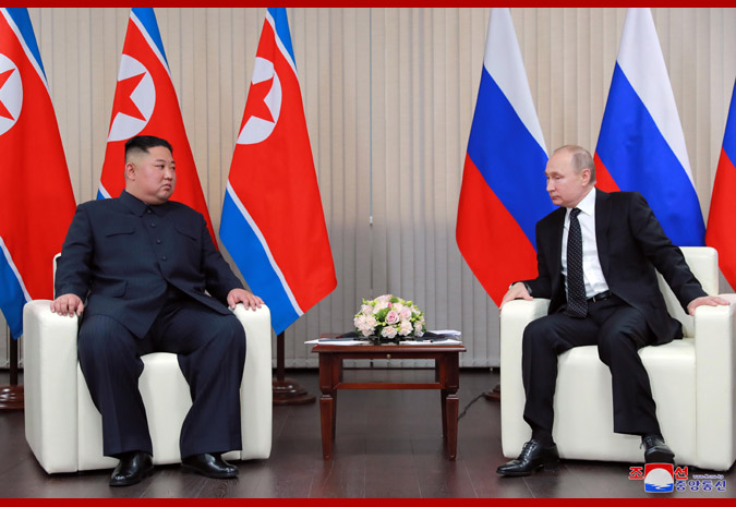 Ким Чен Ын встретился с Путиным 7