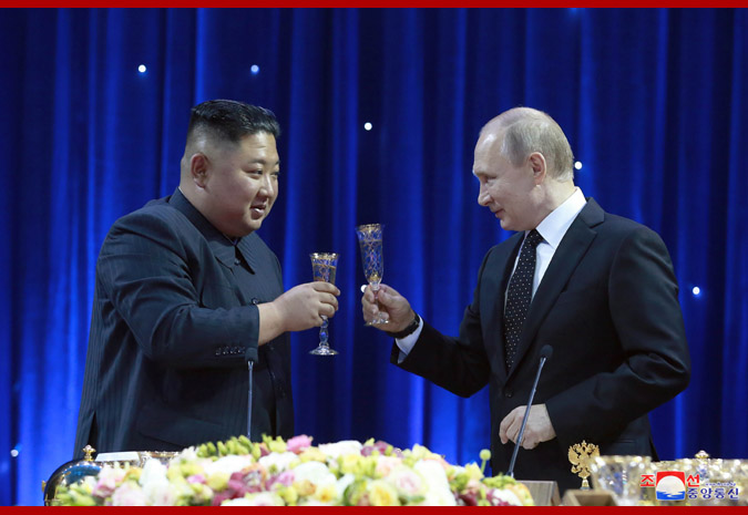 В честь Ким Чен Ына Путин устроил прием 3