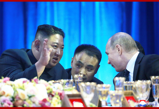 В честь Ким Чен Ына Путин устроил прием 4